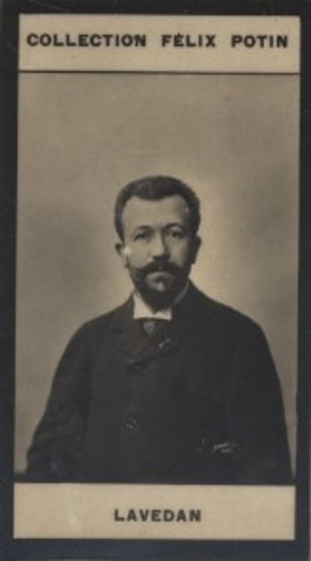 Photographie de la collection Félix Potin (4 x 7,5 cm) représentant : Henri Lavedan, homme de lettres.. LAVEDAN (Henri) - (Photo de la 2e collection ...