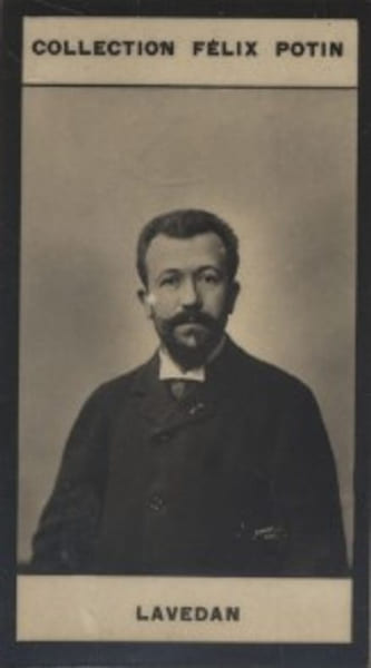 Photographie de la collection F&eacute;lix Potin (4 x 7,5 cm) repr&eacute;sentant : Henri Lavedan, homme de lettres.. LAVEDAN (Henri) - (Photo de la 2e collection ...
