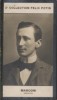 Photographie de la collection Félix Potin (4 x 7,5 cm) représentant : Guillaume Marconi, inventeur.. MARCONI (Guillaume) - (Photo de la 2e collection ...