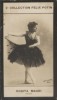 Photographie de la collection Félix Potin (4 x 7,5 cm) représentant : Rosita Mauri, danseuse.. MAURI (Rosita) - (Photo de la 2e collection Félix ...