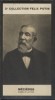 Photographie de la collection Félix Potin (4 x 7,5 cm) représentant : Alfred Mézières, homme de lettres.. MEZIERES (Alfred) - (Photo de la 2e ...