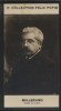 Photographie de la collection Félix Potin (4 x 7,5 cm) représentant : Alexandre Millerand, homme politique.. MILLERAND (Alexandre) - (Photo de la 2e ...