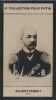 Photographie de la collection Félix Potin (4 x 7,5 cm) représentant : Amiral Rojestvensky.. ROJESTVENSKY Zinovy-Pietrovitch - (Photo de la 2e ...