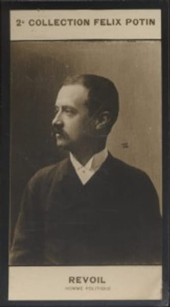 Photographie de la collection F&eacute;lix Potin (4 x 7,5 cm) repr&eacute;sentant : Paul Revoil, homme politique.. REVOIL Paul - (Photo de la 2e collection F&eacute;lix ...