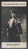 Photographie de la collection Félix Potin (4 x 7,5 cm) représentant : Marie Samary, comédienne.. SAMARY Marie - (Photo de la 2e collection Félix ...