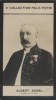 Photographie de la collection Félix Potin (4 x 7,5 cm) représentant : Albert Sorel, homme de lettres.. SOREL Albert - (Photo de la 2e collection Félix ...