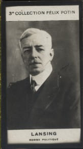 Photographie de la collection F&eacute;lix Potin (4 x 7,5 cm) repr&eacute;sentant : Lansing, homme politique.. LANSING (Homme politique) - (Photo de la 3e ...