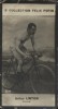 Photographie de la collection Félix Potin (4 x 7,5 cm) représentant : Arthur Linton, cycliste.. LINTON (Arthur) - (Photo de la 2e collection Félix ...