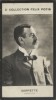 Photographie de la collection Félix Potin (4 x 7,5 cm) représentant : Gaston Serpette, compositeur.. SERPETTE Gaston - (Photo de la 2e collection ...