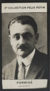 Photographie de la collection F&eacute;lix Potin (4 x 7,5 cm) repr&eacute;sentant : Formig&eacute;, architecte.. FORMIGE, architecte - (Photo de la 3e collection F&eacute;lix ...