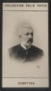 Photographie de la collection Félix Potin (4 x 7,5 cm) représentant : Ernest Constans, homme politique.. CONSTANS (Ernest) 