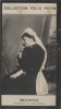 Photographie de la collection Félix Potin (4 x 7,5 cm) représentant : Princesse Béatrice de Battenberg.. BEATRICE (Princesse de Battenberg) 