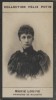 Photographie de la collection Félix Potin (4 x 7,5 cm) représentant : Marie Louise de Bourbon Parme - Princesse de Bulgarie.. MARIE LOUISE (Princesse ...