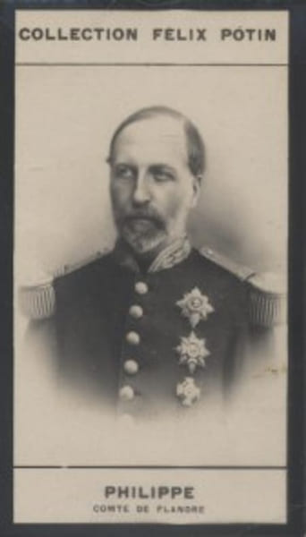 Photographie de la collection F&eacute;lix Potin (4 x 7,5 cm) repr&eacute;sentant : Philippe - Comte de Flandre.. PHILIPPE (Comte de Flandre) 