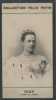 Photographie de la collection Félix Potin (4 x 7,5 cm) représentant : Olga, reine des Héllènes.. OLGA (Reine de Grèce) 