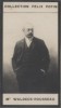 Photographie de la collection Félix Potin (4 x 7,5 cm) représentant : Pierre-Marie Waldeck-Rousseau, homme politique.. WALDECK-ROUSSEAU Pierre-Marie 