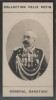Photographie de la collection Félix Potin (4 x 7,5 cm) représentant : Général Baratieri (Italie).. BARATIERI Oreste (Général) 