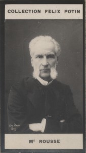 Photographie de la collection Félix Potin (4 x 7,5 cm) représentant : Edmond Rousse, avocat.. ROUSSE Edmond Photo Pirou.