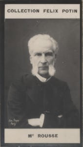 Photographie de la collection F&eacute;lix Potin (4 x 7,5 cm) repr&eacute;sentant : Edmond Rousse, avocat.. ROUSSE Edmond Photo Pirou.
