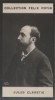 Photographie de la collection Félix Potin (4 x 7,5 cm) représentant : Jules Clarétie, homme de lettres.. CLARETIE (Jules) Photo Nadar.
