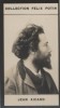 Photographie de la collection Félix Potin (4 x 7,5 cm) représentant : Jean Aicard, écrivain.. AICARD (Jean) Photo Boyer.