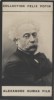 Photographie de la collection Félix Potin (4 x 7,5 cm) représentant : Alexandre Dumas fils.. DUMAS (Alexandre, fils) 