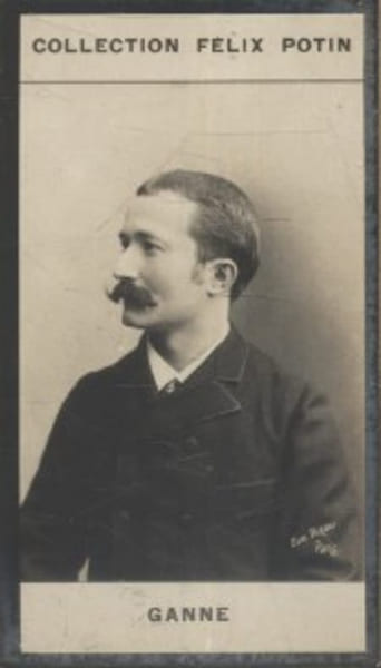Photographie de la collection F&eacute;lix Potin (4 x 7,5 cm) repr&eacute;sentant : Louis Ganne, compositeur.. GANNE (Louis) Photo Eug&egrave;ne Pirou.