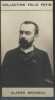 Photographie de la collection Félix Potin (4 x 7,5 cm) représentant : Alfred Bruneau, compositeur de musique.. BRUNEAU (Alfred) Photo Bary.