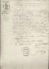 Copie de l'acte de naissance de François Bonpoids. Fils de Pierre Bonpoids, filassier - 35 ans et de Jeanne Geneviève Augeard.. BONPOIDS François 