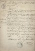 Copie de l'acte de naissance de Pierre Ricoult, né le 15 décembre 1817. Fils de Mathurin Ricoult, closier à La Motte Cesbron, commune de Loiré et ...