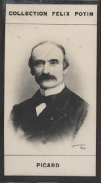 Photographie de la collection F&eacute;lix Potin (4 x 7,5 cm) repr&eacute;sentant : Alfred Picard, directeur g&eacute;n&eacute;ral de l'Exposition de 1900.. PICARD Alfred 