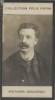 Photographie de la collection Félix Potin (4 x 7,5 cm) représentant : Victorin Joncières, compositeur.. JONCIERES (Victorin) 