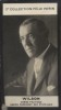Photographie de la collection Félix Potin (4 x 7,5 cm) représentant : Wilson, homme politique, ancien président des Etats-Unis.. WILSON (Ancien ...