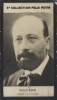 Photographie de la collection Félix Potin (4 x 7,5 cm) représentant : Nozières, homme de lettres.. NOZIERES - (Photo de la 3e collection Félix Potin) 