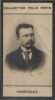 Photographie de la collection Félix Potin (4 x 7,5 cm) représentant : Hanoteaux, homme politique.. HANOTEAUX - Homme politique 