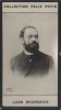 Photographie de la collection Félix Potin (4 x 7,5 cm) représentant : Léon Bourgeois, homme politique.. BOURGEOIS (Léon) Photo Boyer.