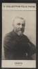 Photographie de la collection Félix Potin (4 x 7,5 cm) représentant : Henri Chapu, sculpteur.. CHAPU (Henri) - (Photo de la 2e collection Félix Potin) ...