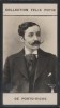 Photographie de la collection Félix Potin (4 x 7,5 cm) représentant : Georges de Porto-Riche, homme de lettres.. PORTO-RICHE (Georges de) Photo Nadar.