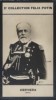 Photographie de la collection Félix Potin (4 x 7,5 cm) représentant : Amiral Cervera y Topete.. CERVERA Y TOPETE (Don Pasquale) - (Photo de la 2e ...