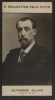 Photographie de la collection Félix Potin (4 x 7,5 cm) représentant : Alphonse Allais, homme de lettres.. ALLAIS (Alphonse) - (Photo de la 2e ...