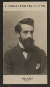Photographie de la collection F&eacute;lix Potin (4 x 7,5 cm) repr&eacute;sentant : Paul Helleu, peintre.. HELLEU (Paul) - (Photo de la 2e collection F&eacute;lix Potin) ...