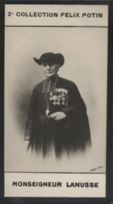 Photographie de la collection F&eacute;lix Potin (4 x 7,5 cm) repr&eacute;sentant : Monseigneur Lanusse, &eacute;v&ecirc;que.. LANUSSE (Jean-Ephra&iuml;m) - (Photo de la 2e ...