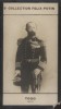 Photographie de la collection Félix Potin (4 x 7,5 cm) représentant : Amiral Togo Heichachiro.. TOGO Heichachiro - (Photo de la 2e collection Félix ...
