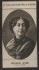 Photographie de la collection Félix Potin (4 x 7,5 cm) représentant : Aurore Dupin dite George Sand, femme de lettres.. SAND George - (Photo de la 2e ...