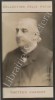 Photographie de la collection Félix Potin (4 x 7,5 cm) représentant : Charcot, médecin.. CHARCOT (Jean-Martin) Photo Nadar.