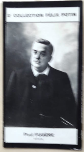 Photographie de la collection F&eacute;lix Potin (4 x 7,5 cm) repr&eacute;sentant : Paul Fug&egrave;re, com&eacute;dien.. FUGERE (Paul) - (Photo de la 2e collection F&eacute;lix Potin) ...