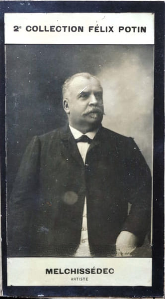 Photographie de la collection F&eacute;lix Potin (4 x 7,5 cm) repr&eacute;sentant : Octave Mirbeau, homme de lettres.. MIRBEAU (Octave) Photo Bart.
