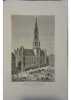 Bruxelles. Place de l'Hôtel-de-Ville. Gravure extraite de la Géographie universelle d'Elisée Reclus.. BRUXELLES 