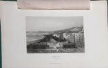 Naples. Vue du jardin royal. (Italie). Eau-forte, dessin&eacute;e et grav&eacute;e par J. Schroeder.. NAPLES Publi&eacute; par Dufour, Mulat et Boulanger.