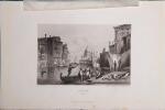 Venise. (Italie). Eau-forte, dessin&eacute;e et grav&eacute;e par J. Schroeder.. VENISE Publi&eacute; par Dufour, Mulat et Boulanger.